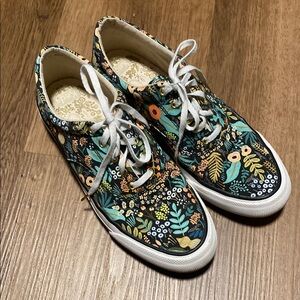 Keds x Rifle Paper Co Floral Canvas Sneakers - Size 7